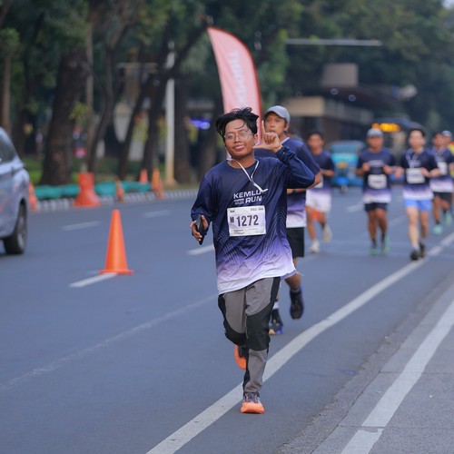 Race photo from KEMLU RUN 2026