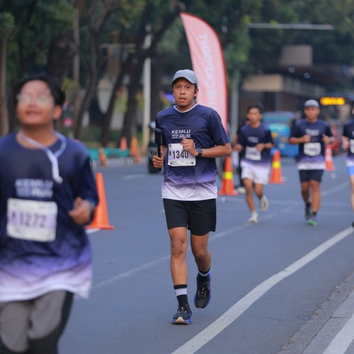Race photo from KEMLU RUN 2026