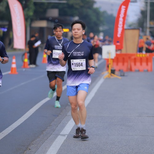 Race photo from KEMLU RUN 2026