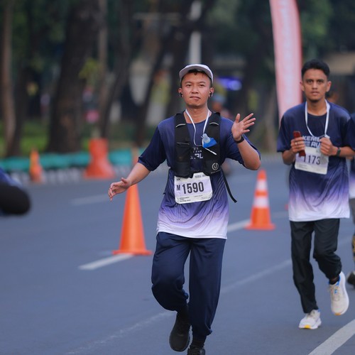 Race photo from KEMLU RUN 2026