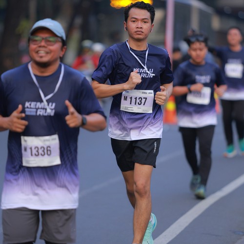 Race photo from KEMLU RUN 2026