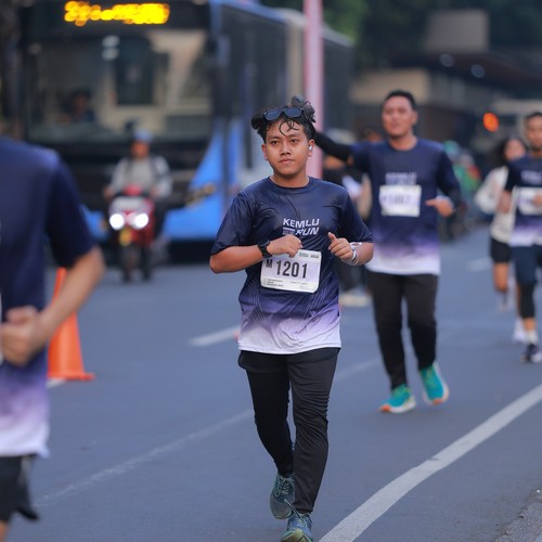 Race photo from KEMLU RUN 2026