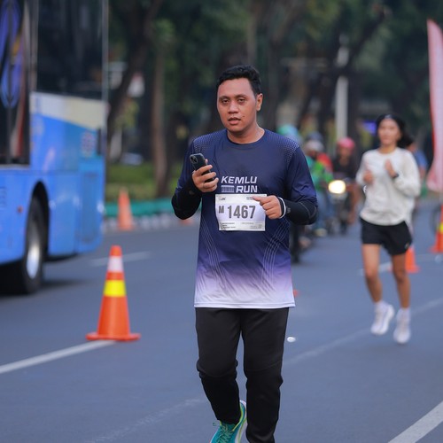 Race photo from KEMLU RUN 2026