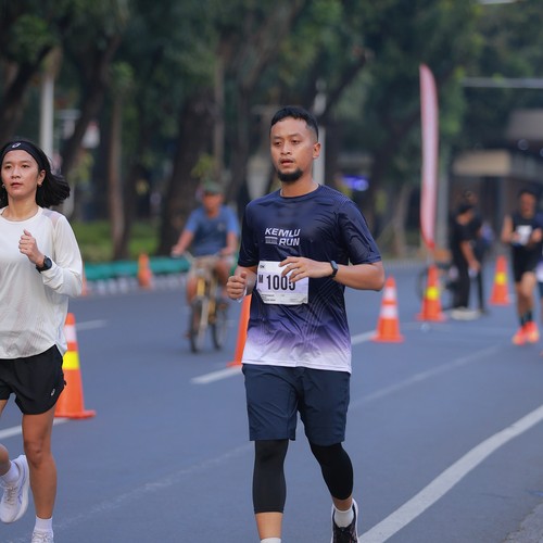 Race photo from KEMLU RUN 2026