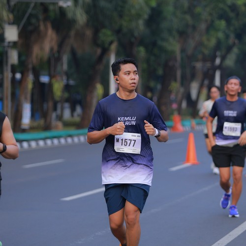 Race photo from KEMLU RUN 2026
