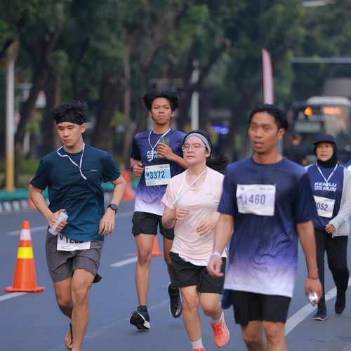 Race photo from KEMLU RUN 2026
