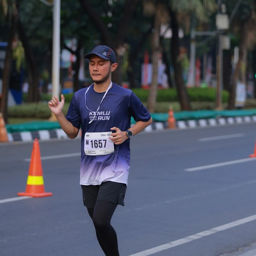 Race photo from KEMLU RUN 2026