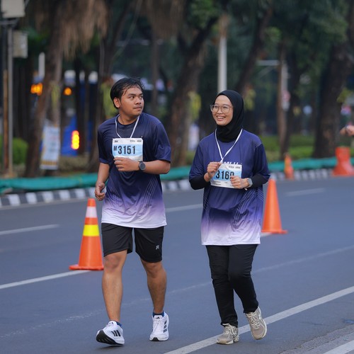 Race photo from KEMLU RUN 2026