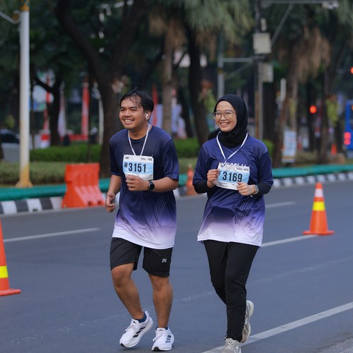 Race photo from KEMLU RUN 2026