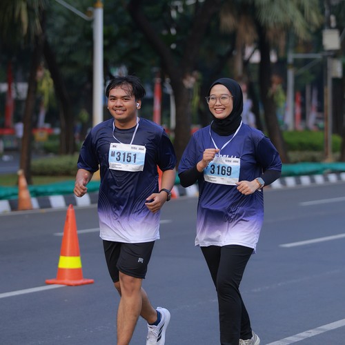 Race photo from KEMLU RUN 2026