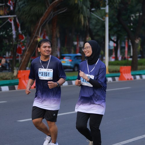 Race photo from KEMLU RUN 2026