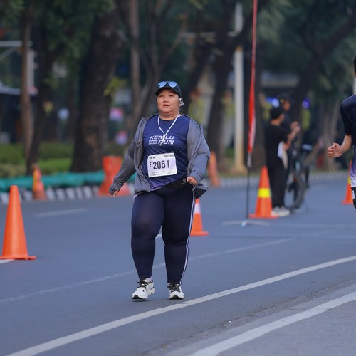 Race photo from KEMLU RUN 2026