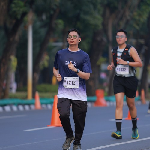 Race photo from KEMLU RUN 2026
