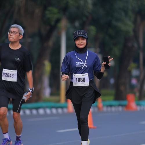 Race photo from KEMLU RUN 2026