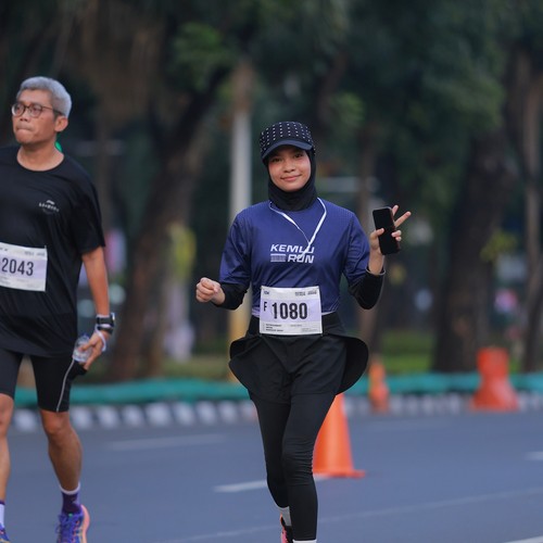 Race photo from KEMLU RUN 2026