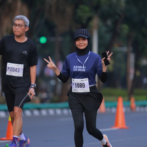 Race photo from KEMLU RUN 2026