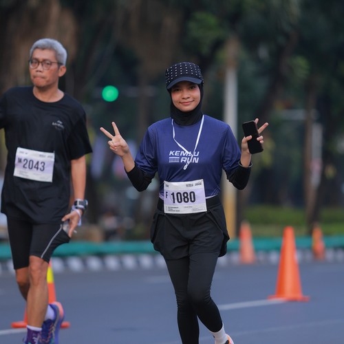 Race photo from KEMLU RUN 2026