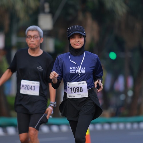 Race photo from KEMLU RUN 2026