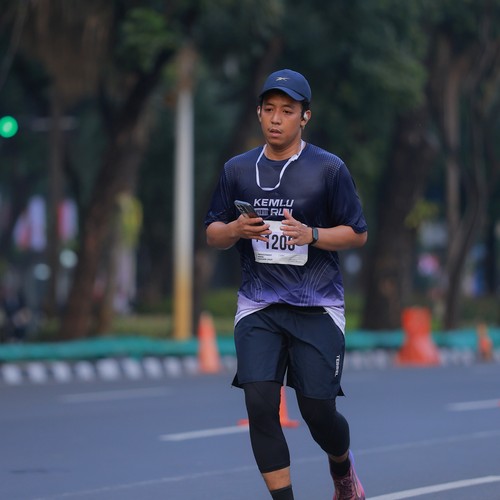 Race photo from KEMLU RUN 2026