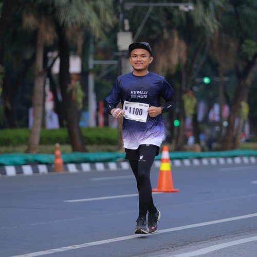 Race photo from KEMLU RUN 2026