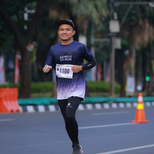 Race photo from KEMLU RUN 2026