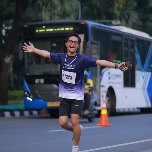 Race photo from KEMLU RUN 2026