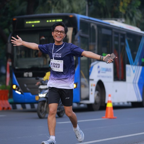 Race photo from KEMLU RUN 2026