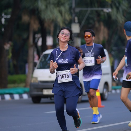 Race photo from KEMLU RUN 2026