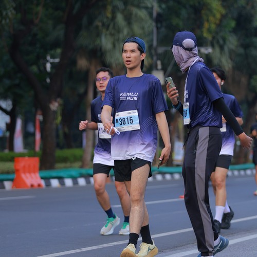 Race photo from KEMLU RUN 2026