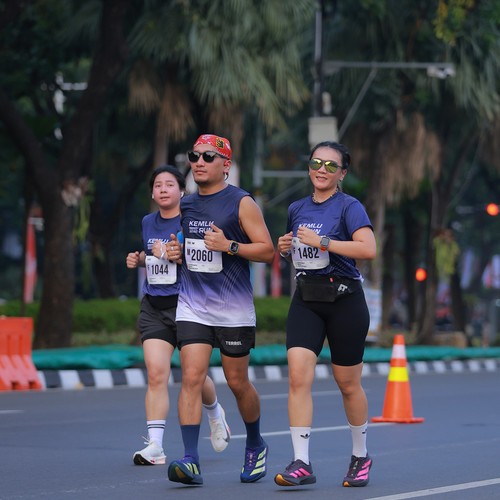 Race photo from KEMLU RUN 2026