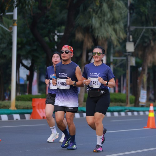 Race photo from KEMLU RUN 2026