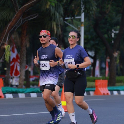 Race photo from KEMLU RUN 2026