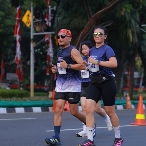 Race photo from KEMLU RUN 2026