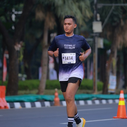 Race photo from KEMLU RUN 2026