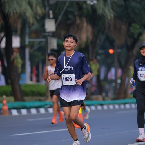 Race photo from KEMLU RUN 2026