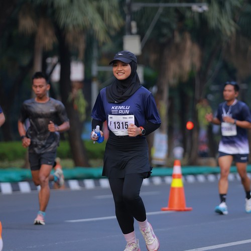 Race photo from KEMLU RUN 2026