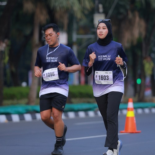 Race photo from KEMLU RUN 2026