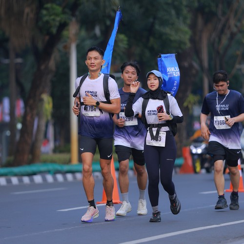 Race photo from KEMLU RUN 2026
