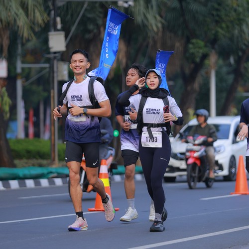 Race photo from KEMLU RUN 2026