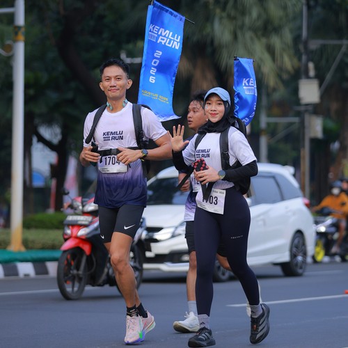 Race photo from KEMLU RUN 2026