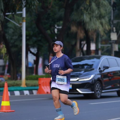 Race photo from KEMLU RUN 2026