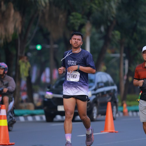 Race photo from KEMLU RUN 2026