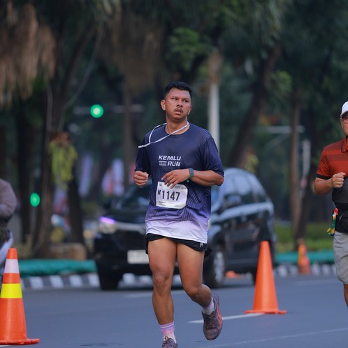 Race photo from KEMLU RUN 2026