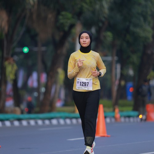 Race photo from KEMLU RUN 2026