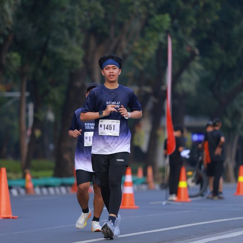 Race photo from KEMLU RUN 2026