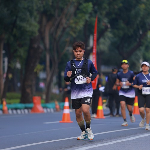 Race photo from KEMLU RUN 2026