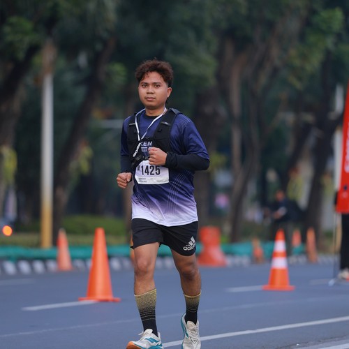 Race photo from KEMLU RUN 2026