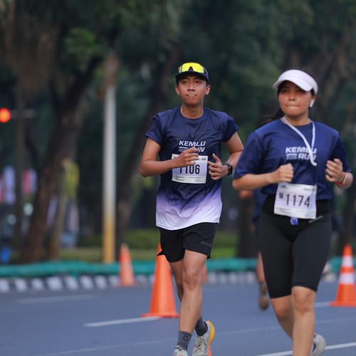 Race photo from KEMLU RUN 2026