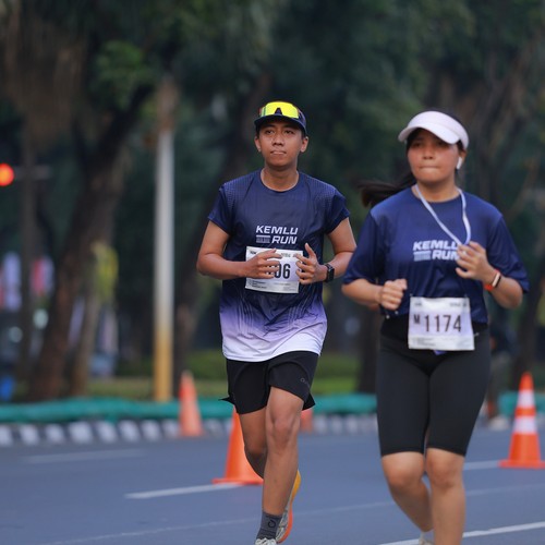 Race photo from KEMLU RUN 2026