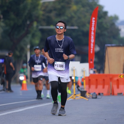 Race photo from KEMLU RUN 2026